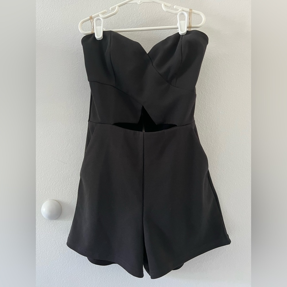 Going out black romper